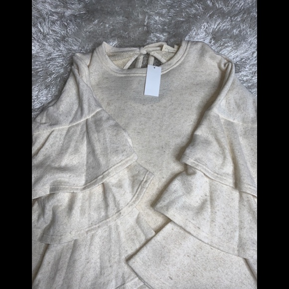 Penelope Project Women’s Ruffle Bell Sleeve Blouse Size large - Picture 5 of 10